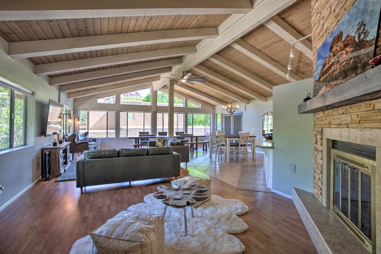Sedona Hideaway With Swim Spa And Private Tavern! Eksteriør bilde