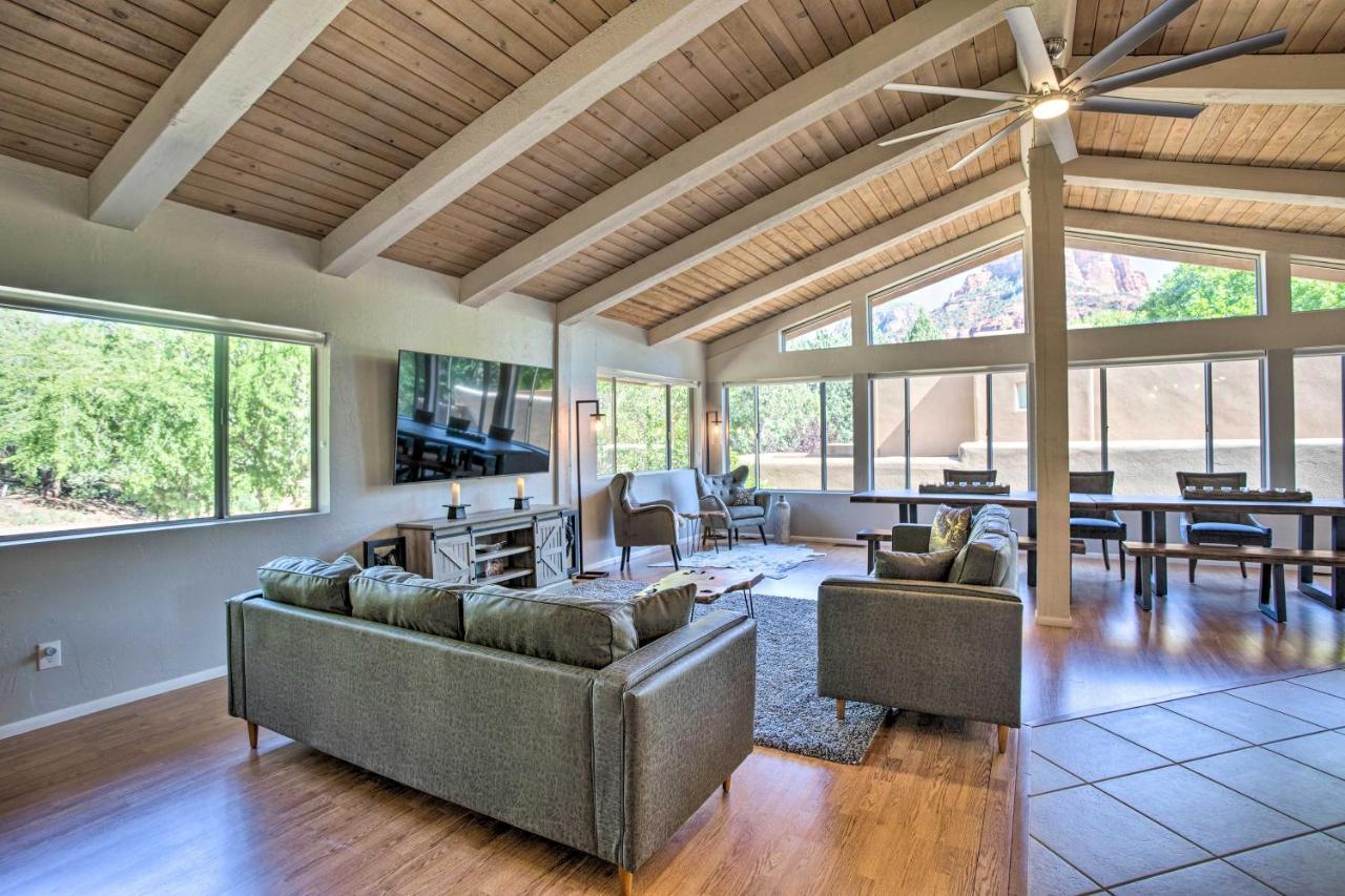 Sedona Hideaway With Swim Spa And Private Tavern! Eksteriør bilde
